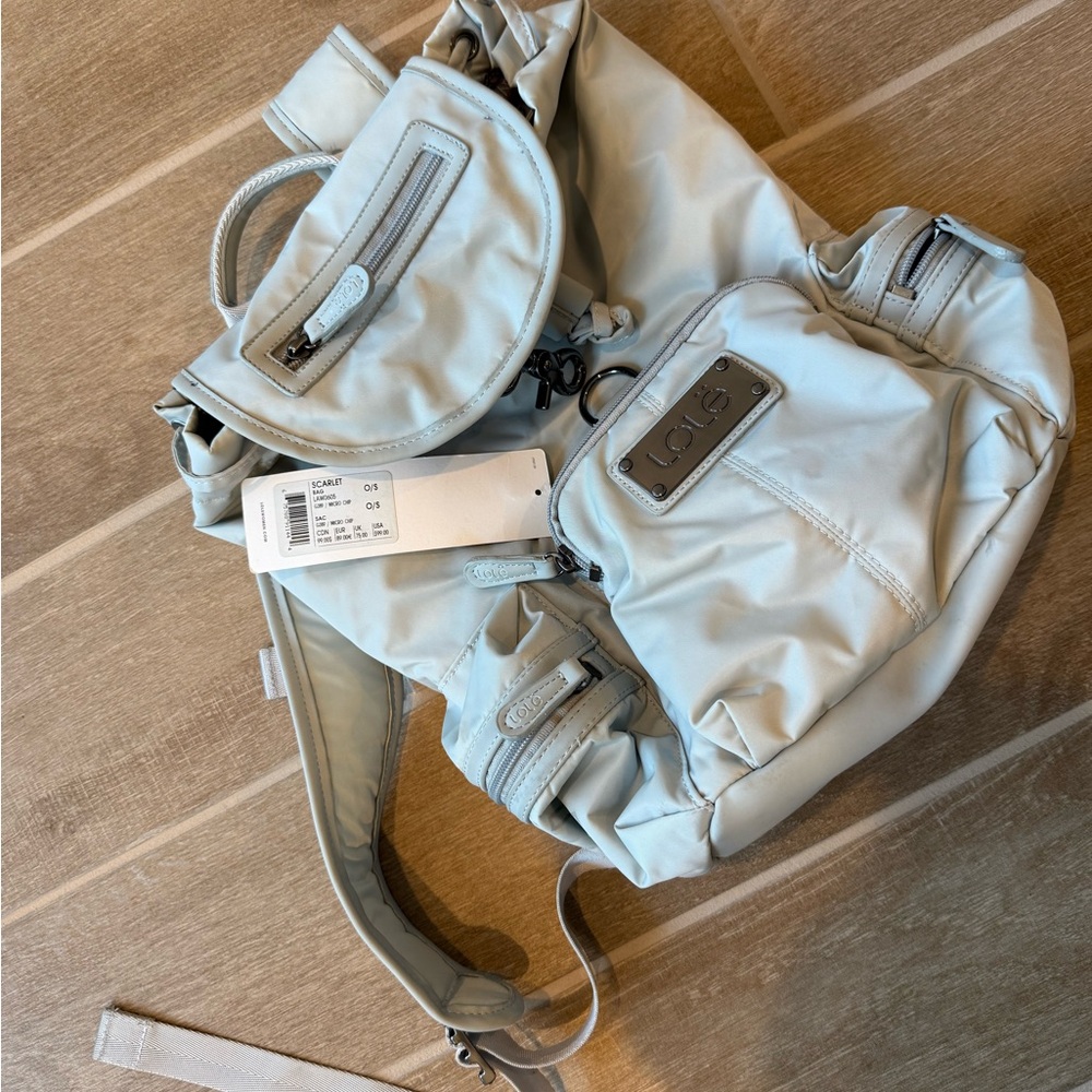 Lole Light Gray Backpack
